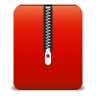 Zipped Red Icon 96x96 png